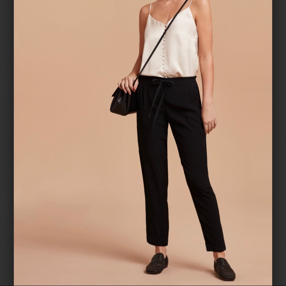 Aritzia Wilfred Drawstring Wool Pants size 2